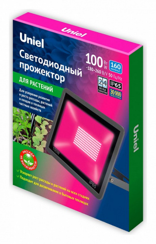 Настенно-потолочный прожектор для растений Uniel ULF-P42 UL-00010385 фото 3