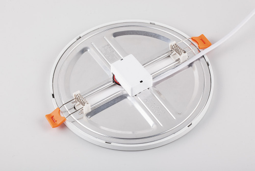 Светильник светодиодный ДВО-20w 4000К 1600Лм slim белый с регулируемым монтажным диаметром (до 210мм) фото 3