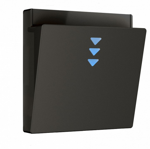 Накладка для электронного карточного выключателя Werkel черный a062006