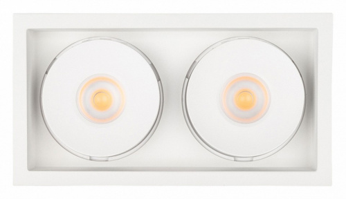 Встраиваемый светильник Arlight CL-SIMPLE-S148x80-2x9W Day4000 (WH, 45 deg) 028150 фото 7